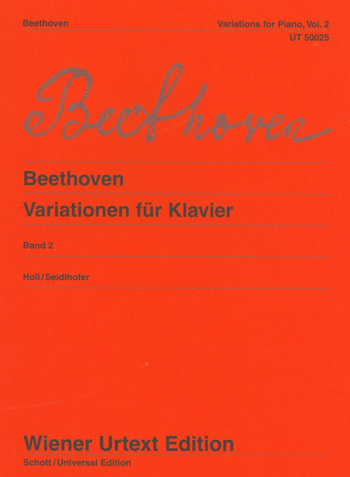 Beethoven: Variations for Piano - Volume 2