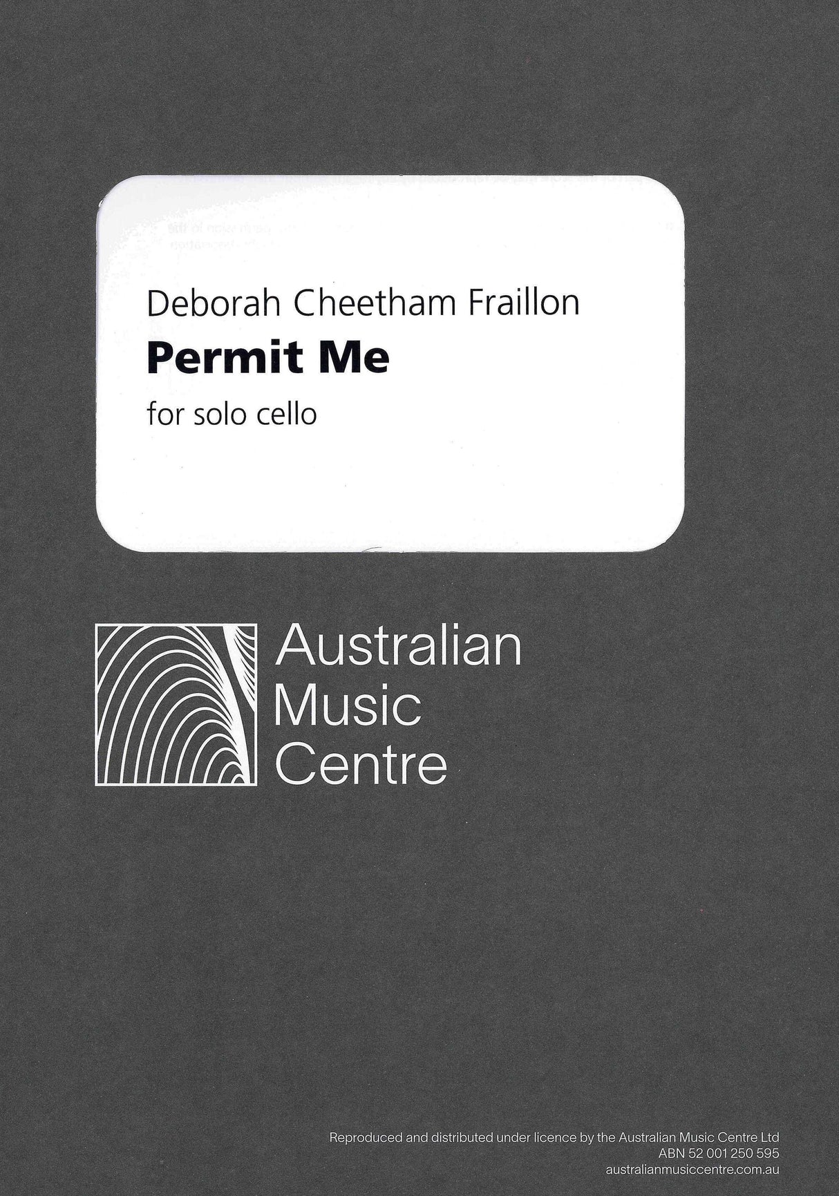 Cheetham Fraillon: Permit Me