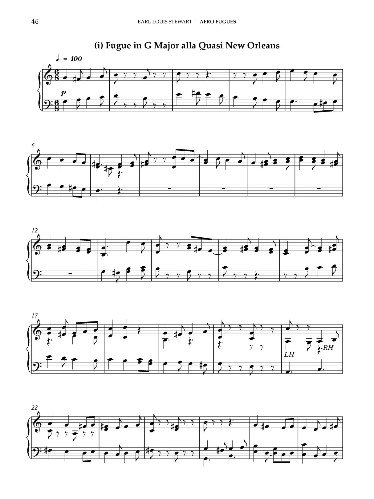 Stewart: Afro-Fugues