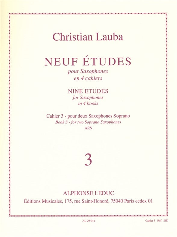 Lauba: 9 Etudes - Volume 3 (No. 8)