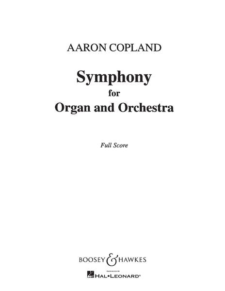 Copland: Symphony for Organ and Orchestra