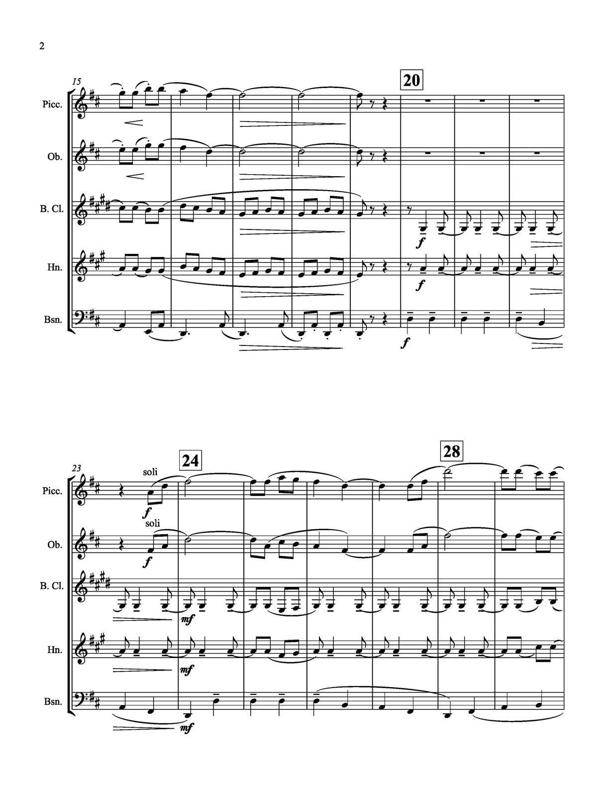 Pajarillo Barranqueño (arr. for wind quintet)