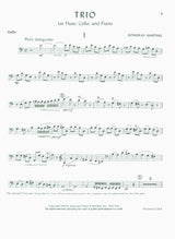 Martinů: Trio for Flute, Cello and Piano, H 300