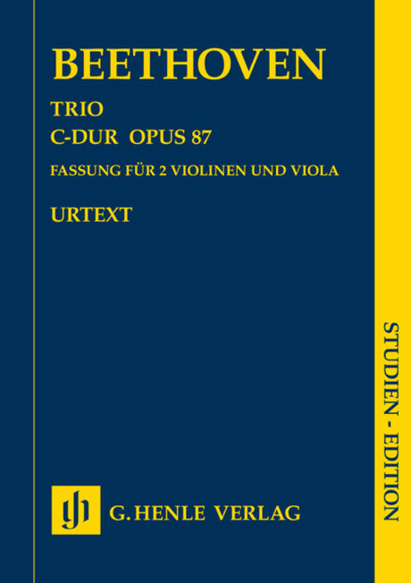 Beethoven: Trio in C Major, Op. 87