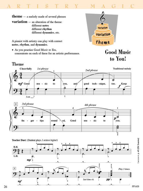 Accelerated Piano Adventures for the Older Beginner - Technique & Artistry, Book 1