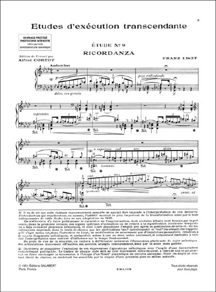 Liszt: 12 Études d'exécution transcendante – Volume 3 (Nos. 9-12)