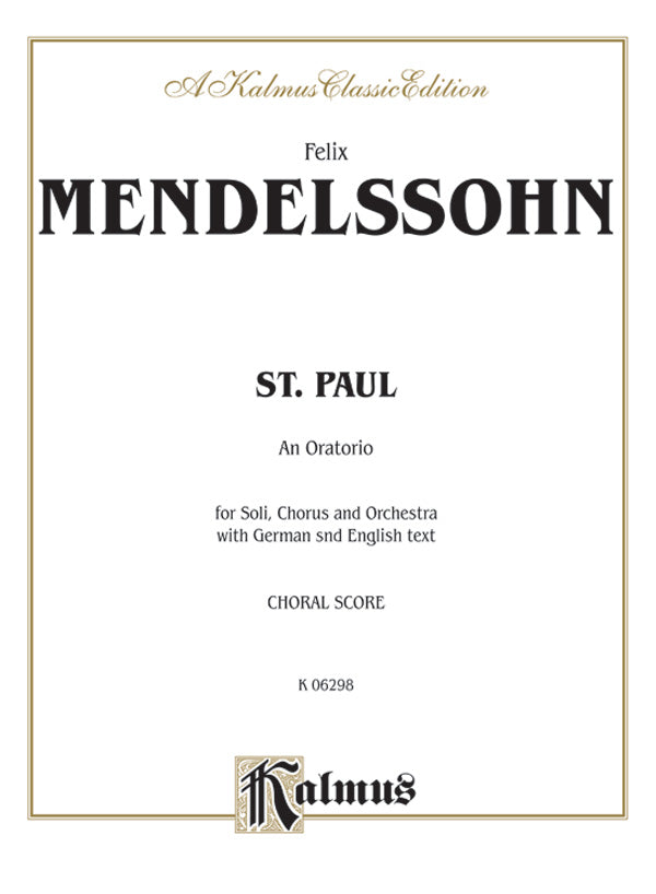 Mendelssohn: St. Paul, MWV A 14, Op. 36