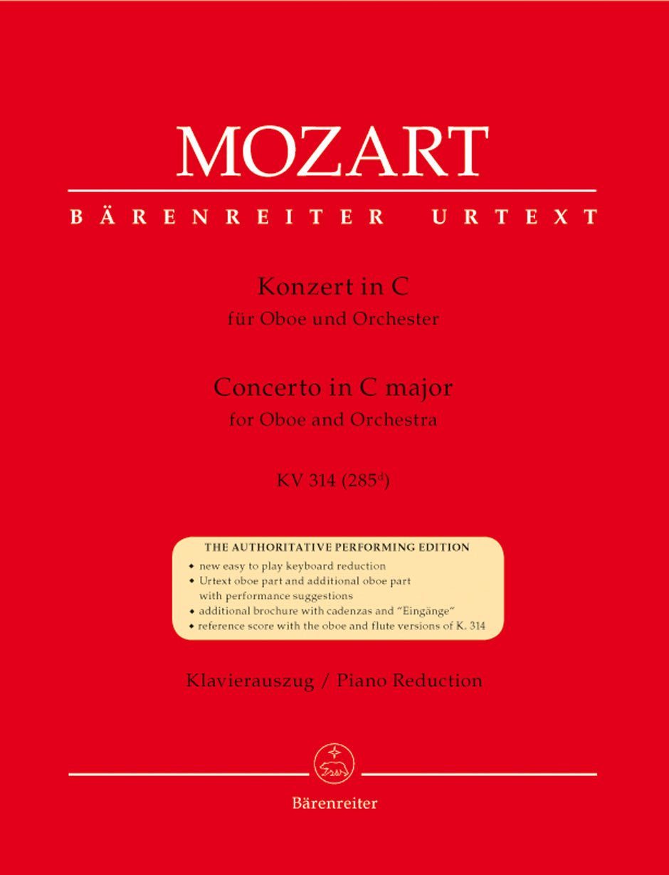 Mozart: Oboe Concerto in C Major, K. 314 (285d)