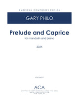 Philo: Prelude and Caprice