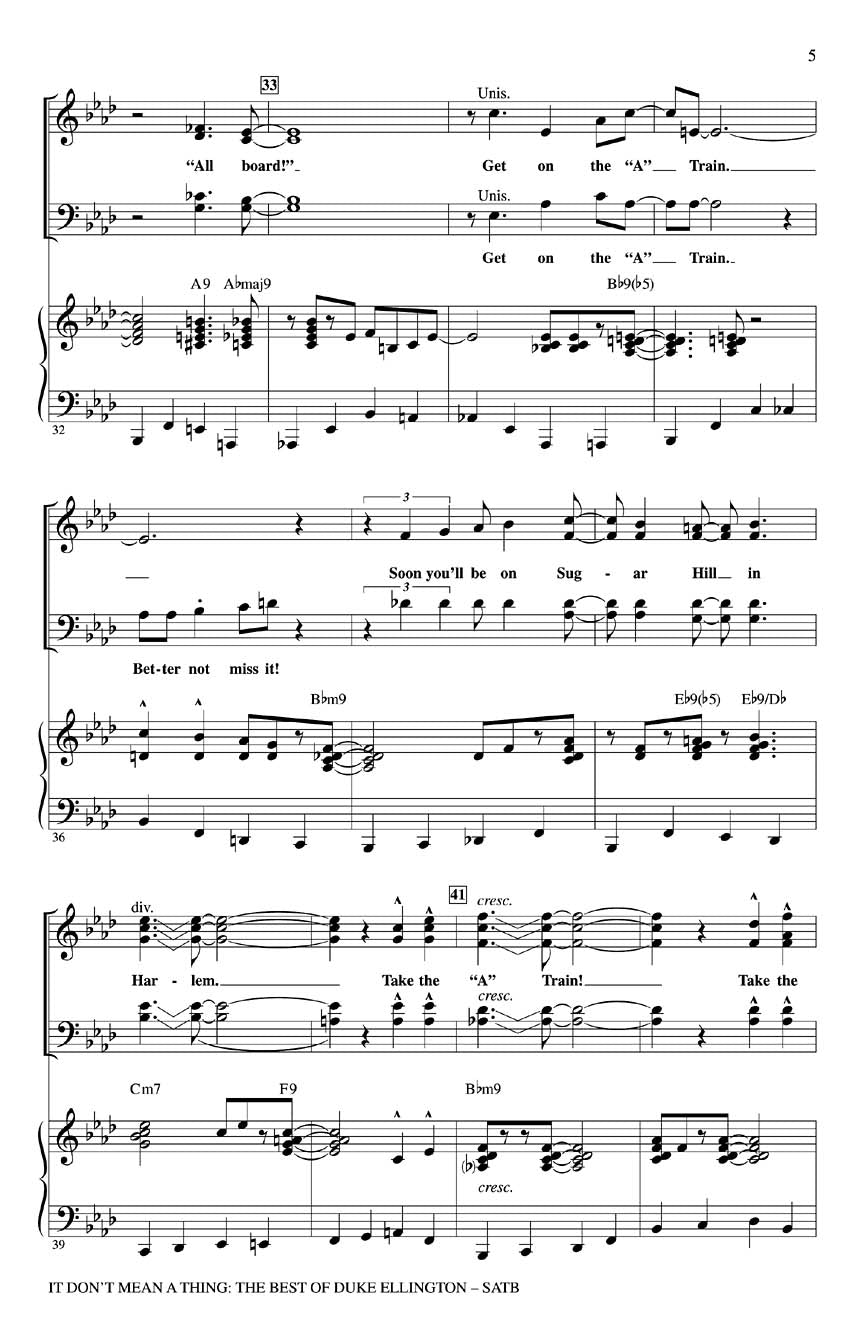 It Don't Mean a Thing: The Best of Duke Ellington (Medley)