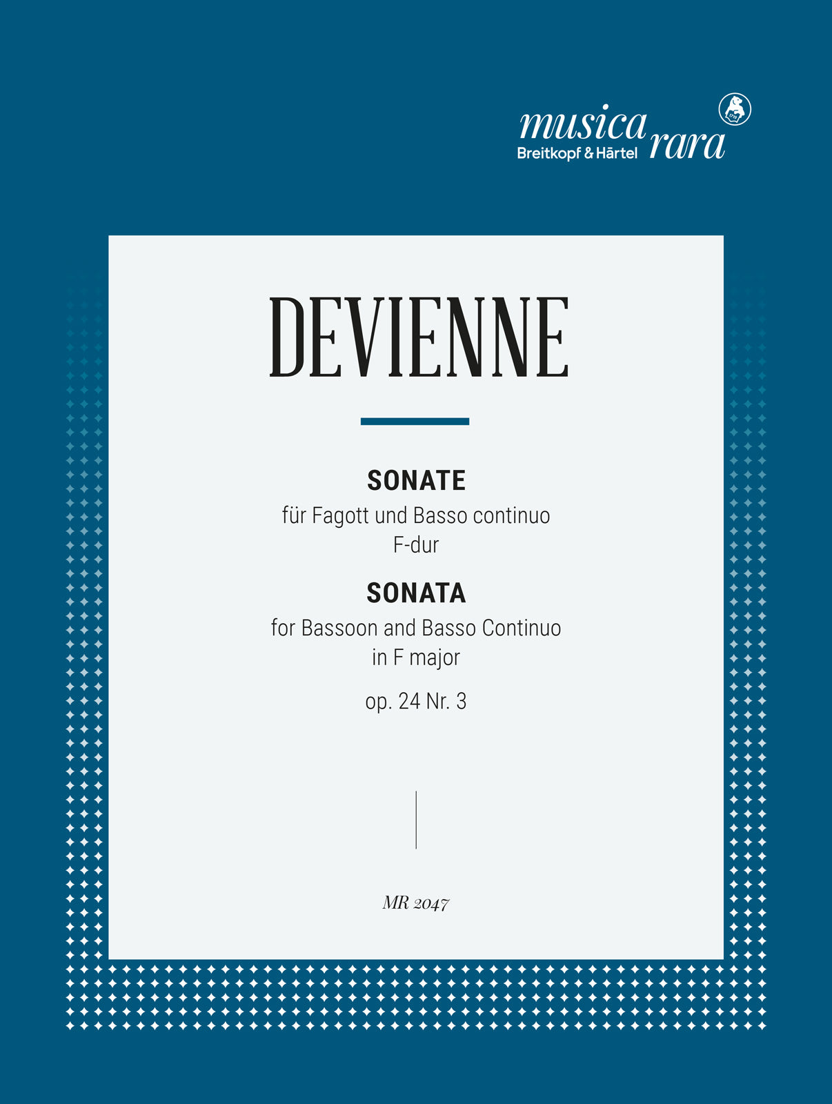 Devienne: Bassoon Sonata in F Major, Op. 24, No. 3