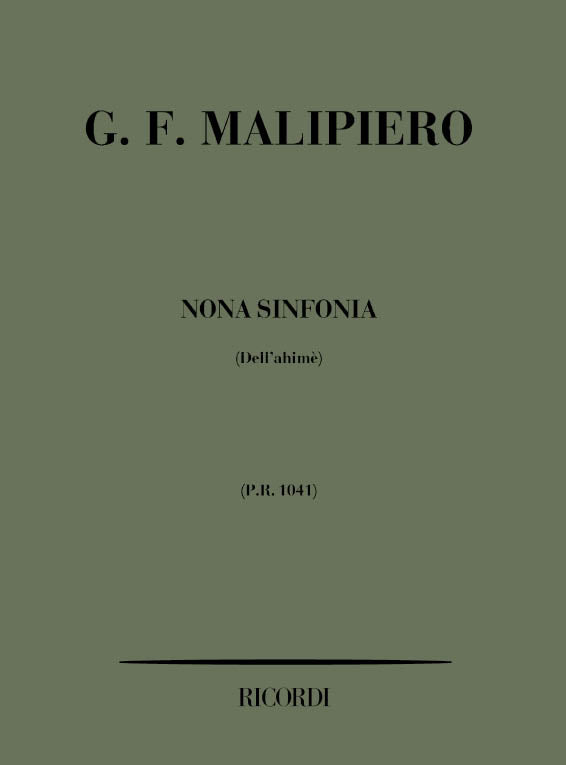Malipiero: Symphony No. 9 'Dell'Ahime'