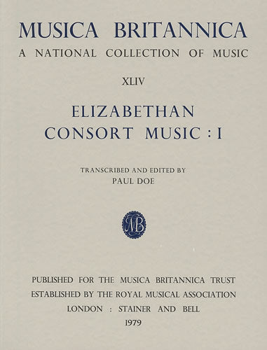 Elizabethan Consort Music - Volume 1