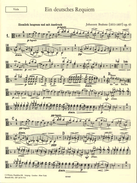 Brahms: Ein deutsches Requiem, Op. 45