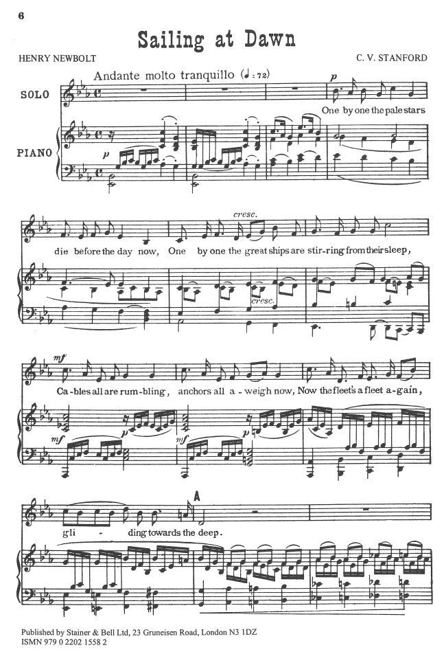 Stanford: Songs of the Fleet, Op. 118