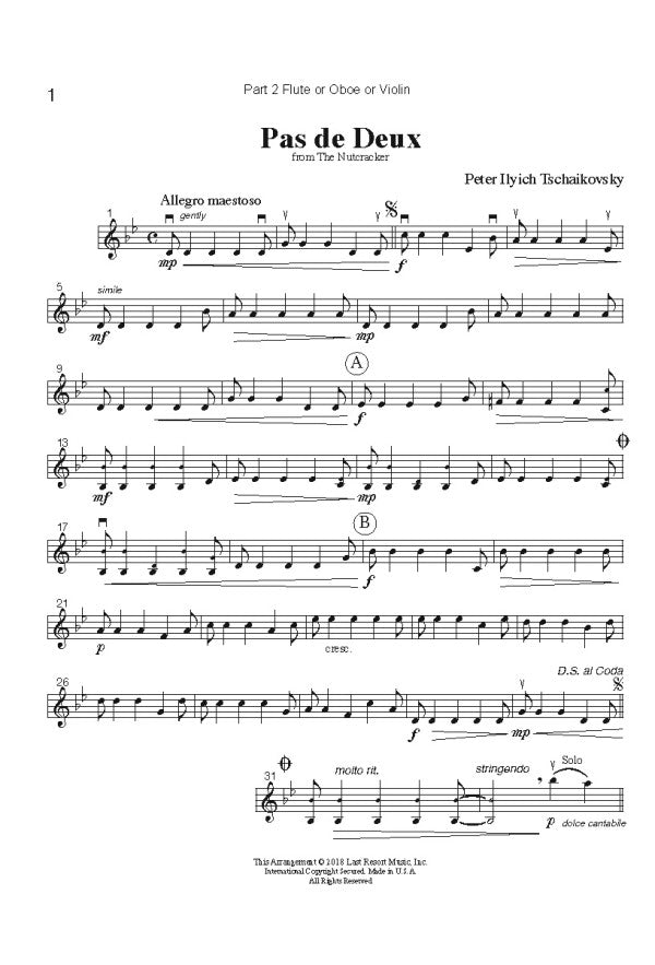 Music for Three - The Nutcracker - Set 1