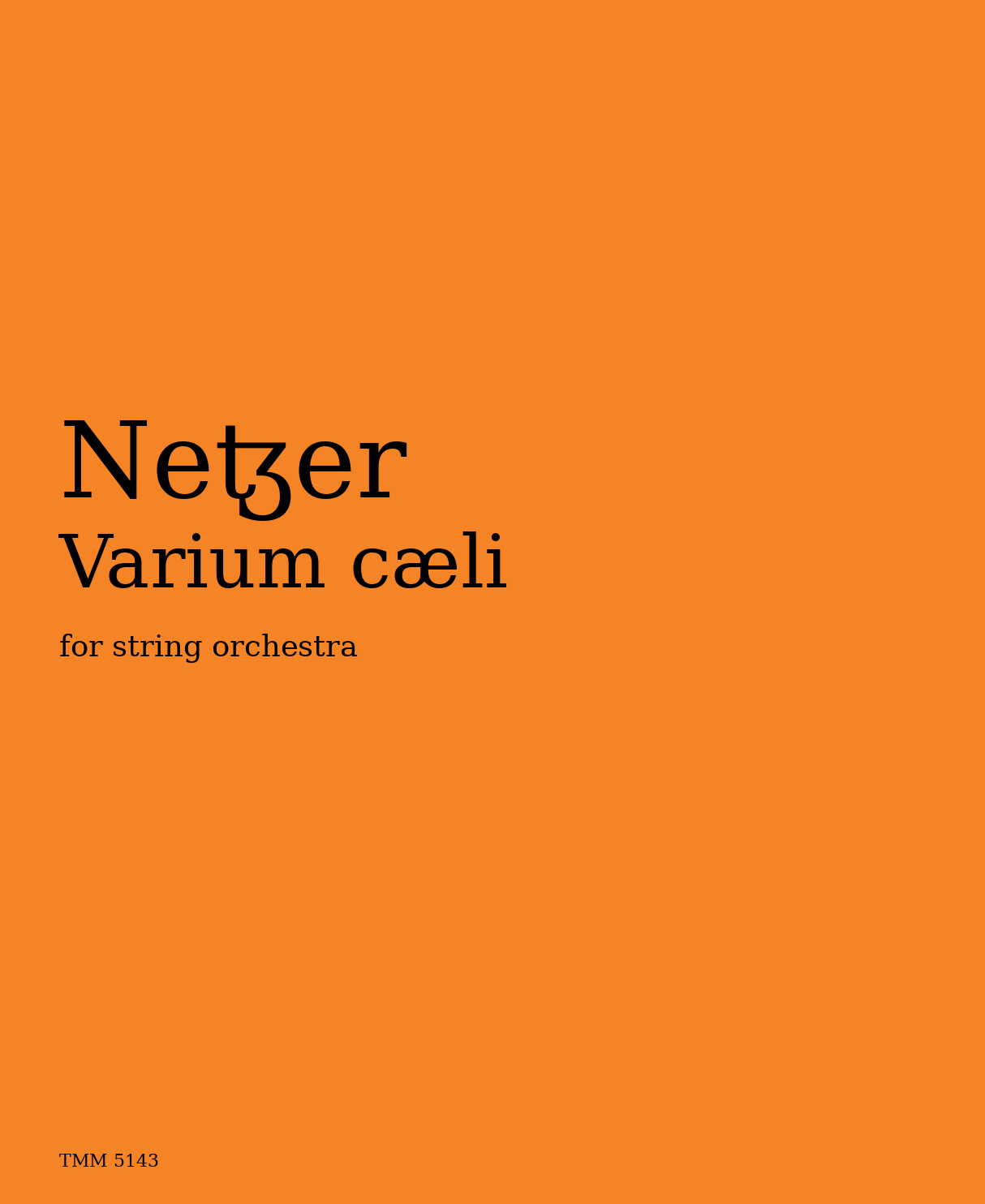 Netzer: Varium cæli