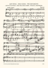 Weiner: Two Movements