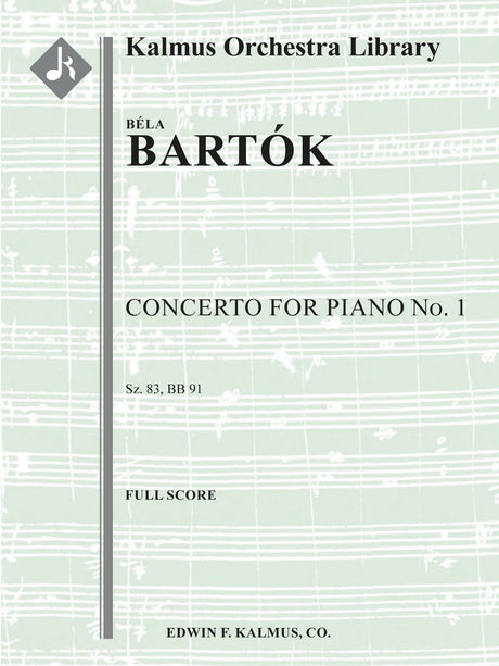 Bartók: Piano Concerto No. 1, Sz. 83