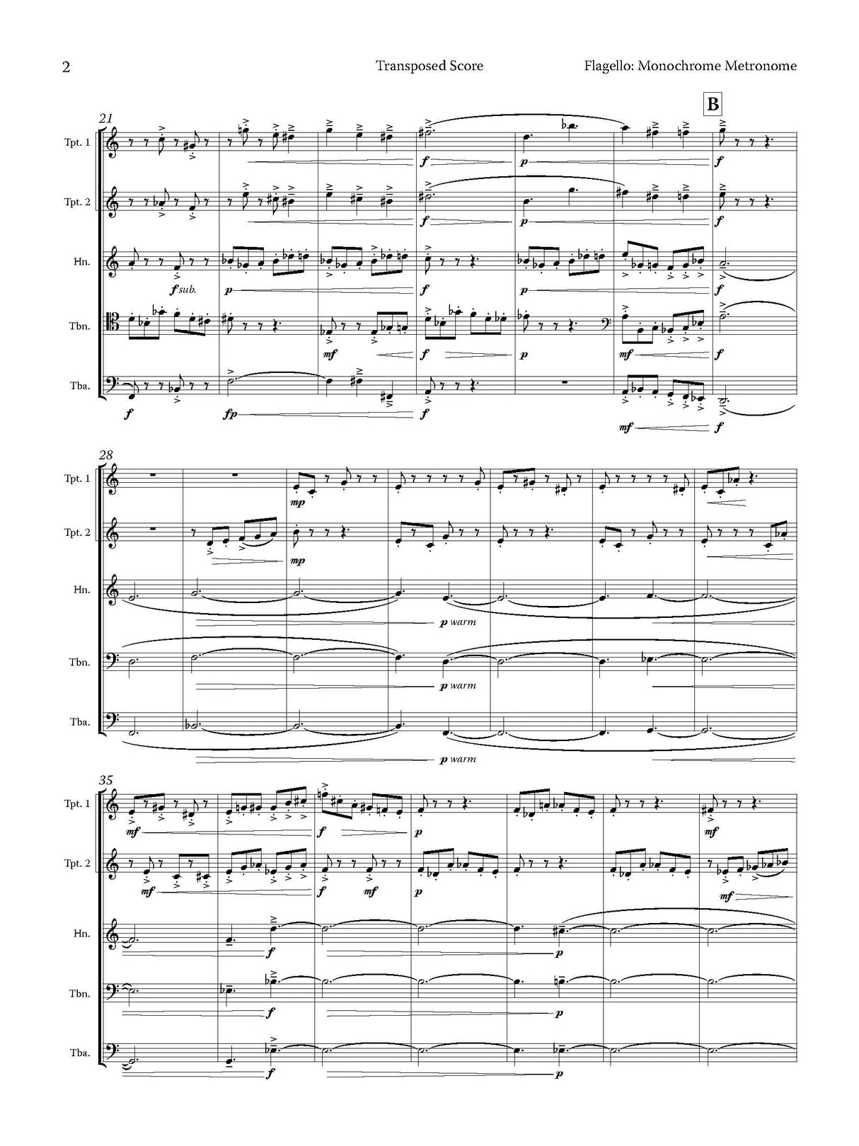 Flagello: Monochrome Metronome