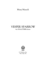 Mazzoli: Vesper Sparrow