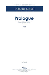 R. Stern: Prologue for Small Orchestra