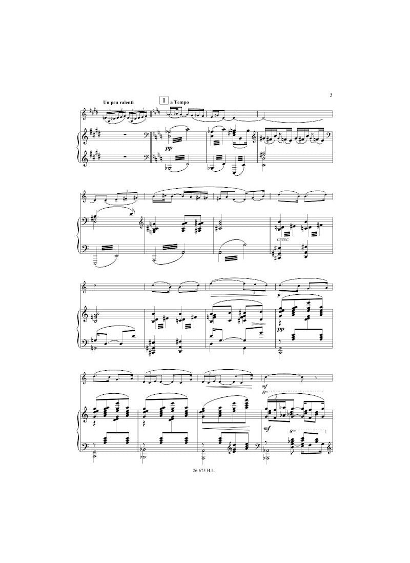 Debussy: Rhapsody for Alto Saxophone