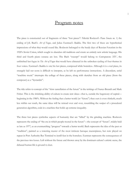 Kim: Slow Cancellation