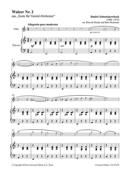 Shostakovich: Waltz No. 2 from Suite for Variety Orchestra (arr. for flute)