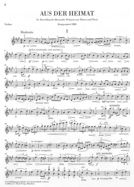 Smetana: From the Homeland