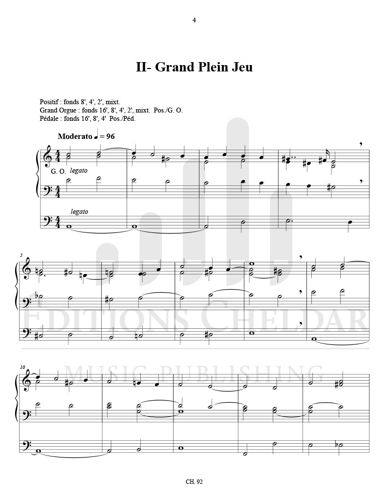 Bédard: Suite du troisième ton