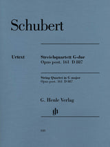 Schubert: String Quartet in G Major, Op. posth. 161, D 887
