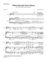 Barnes: When the Sun Goes Down