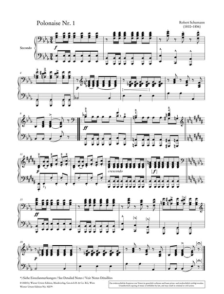 Schumann: Complete Works for Piano 4-Hands - Volume 2