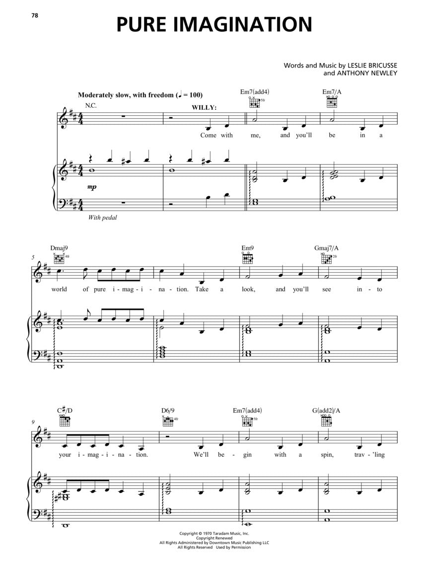 Charlie and the Chocolate Factory - Vocal Selections