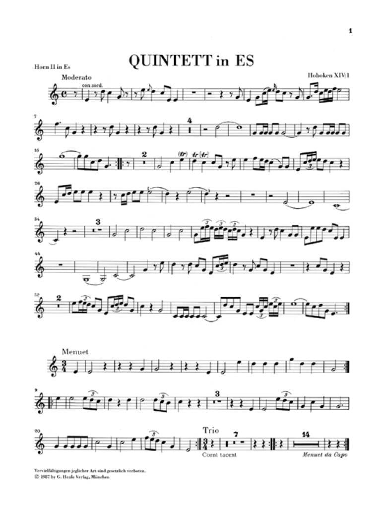 Haydn: Quintet in E-flat Major, Hob. XIV:1