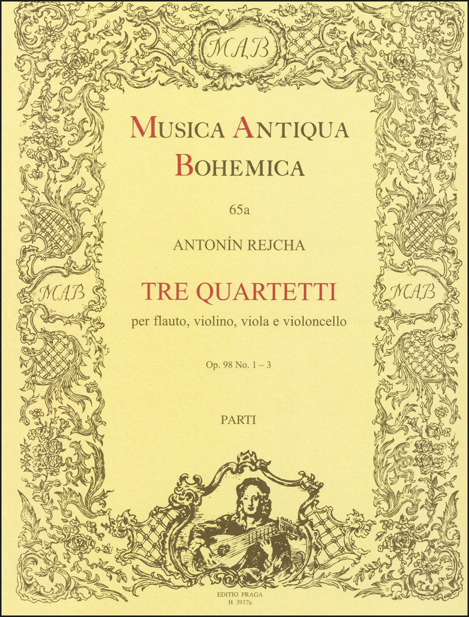 Reicha: 3 Quartets, Op. 98, Nos. 1-3