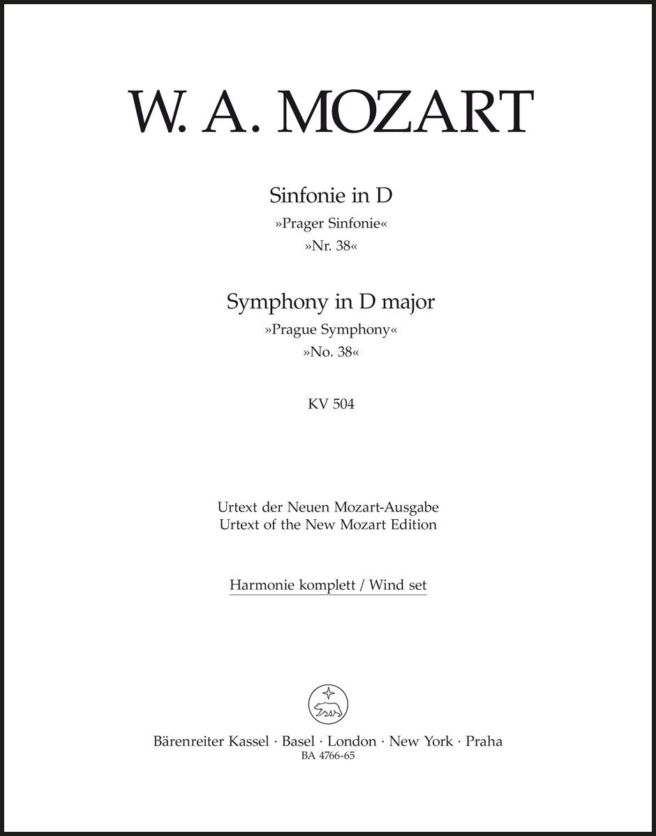 Mozart: Symphony No. 38 in D Major, K. 504 (