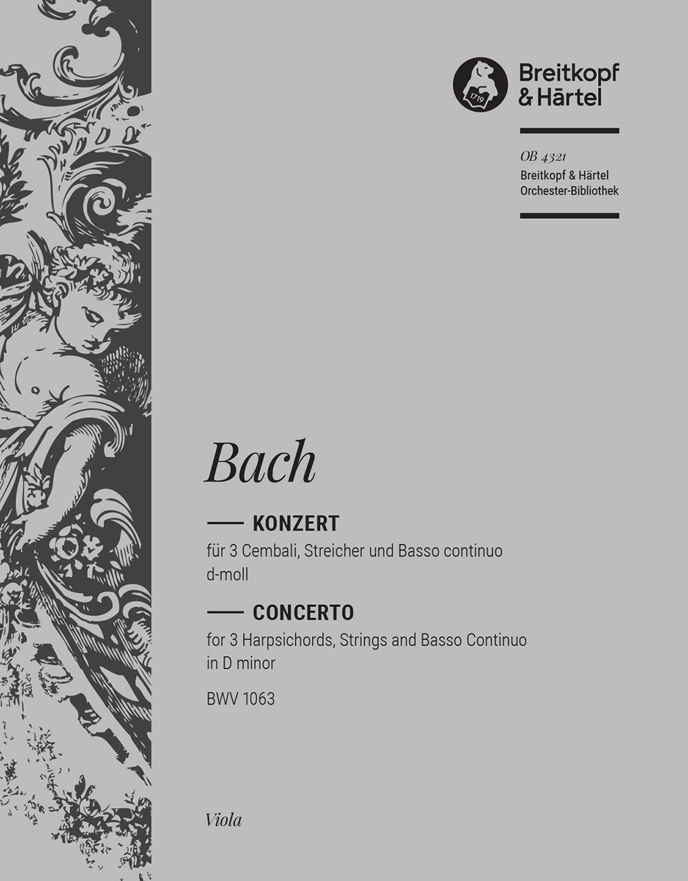 Bach: Concerto for 3 Harpsichords in D Minor, BWV 1063