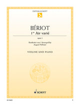 de Bériot: Air varié in D Minor, Op. 1
