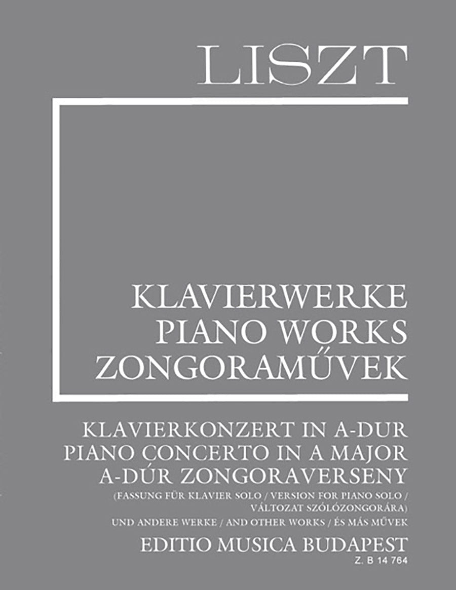 F.Liszt Liszt: Piano Concerto in A Major for Solo Piano and Other Piano
