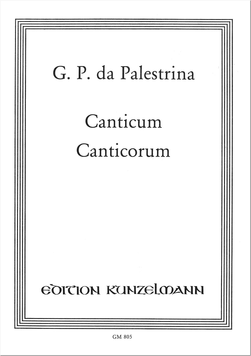 Palestrina: Canticum canticorum