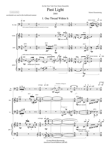 Rosenzweig: Past Light