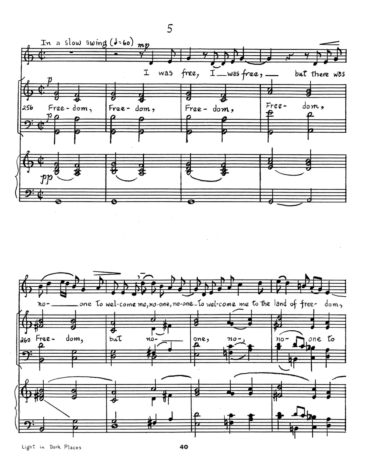 Borroff: Light in Dark Places