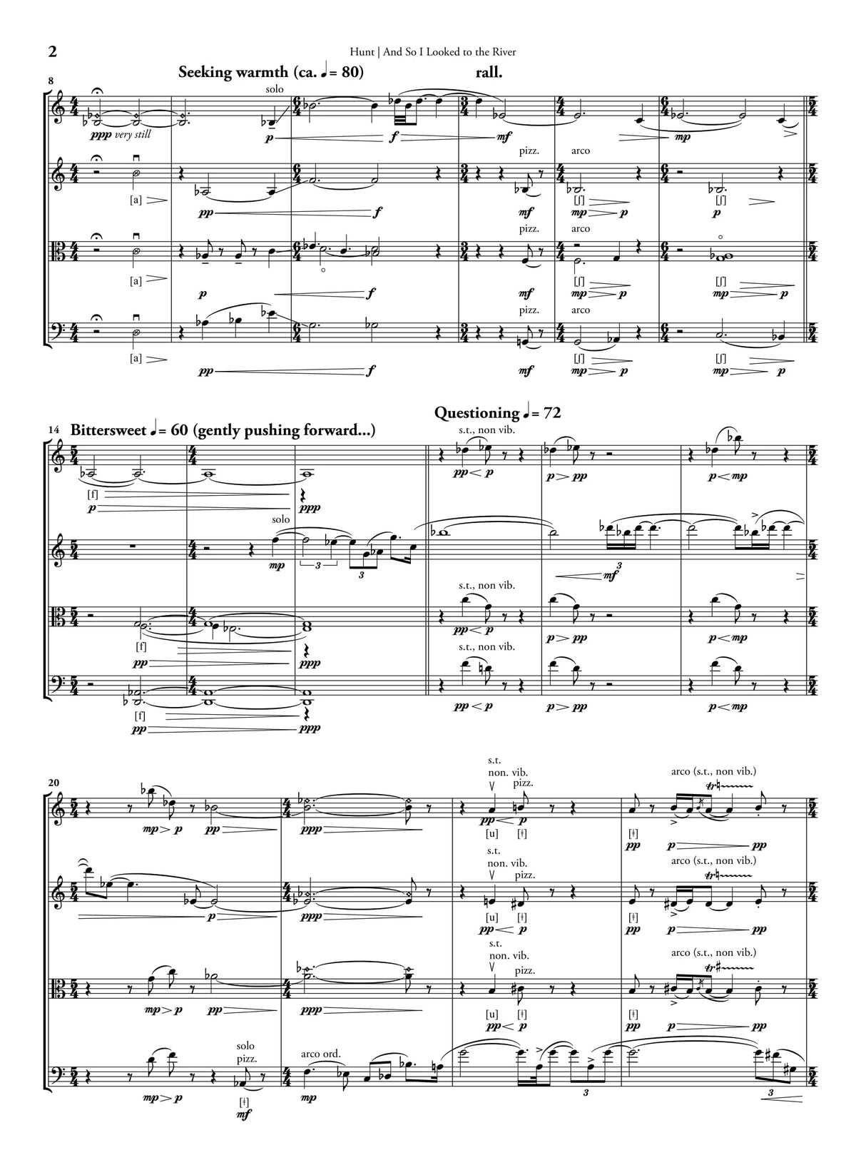 Hunt: And So I Looked to the River