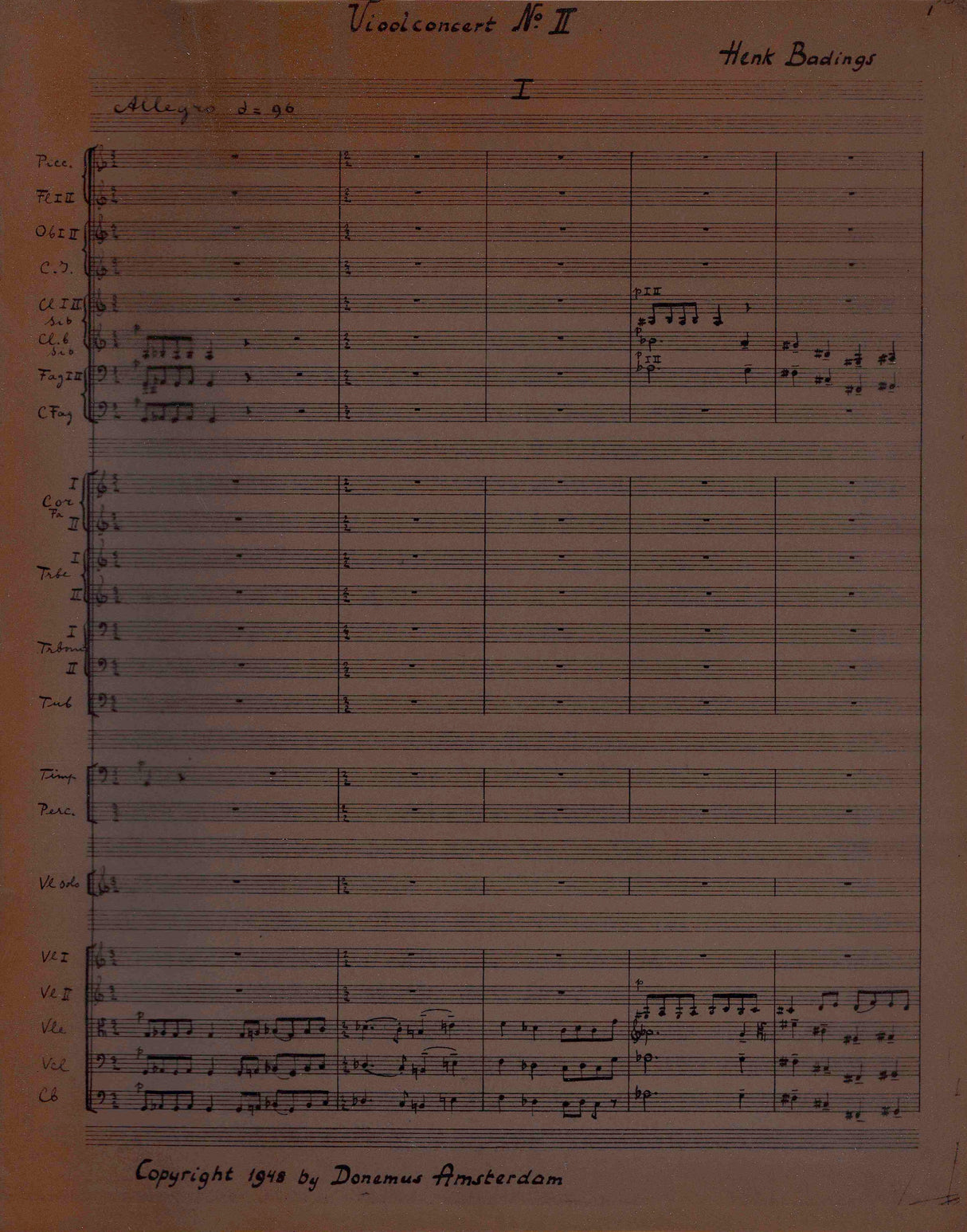 Badings: Violin Concerto No. 2