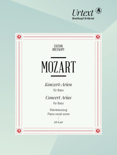 Mozart: Complete Concert Arias for Bass – Ficks Music