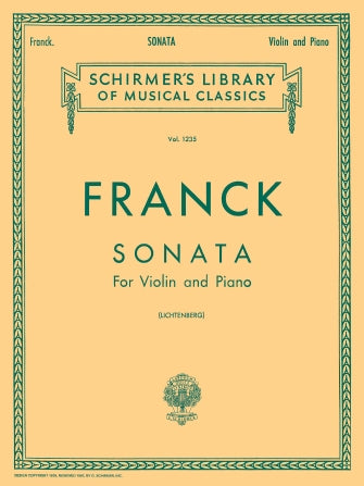 Franck: VIolin Sonata in A Major, FWV 8