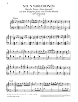 Mozart: Variations for Piano - Volume 2