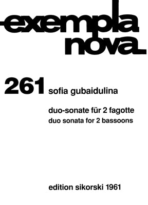 Gubaidulina: Duo Sonata for Two Bassoons